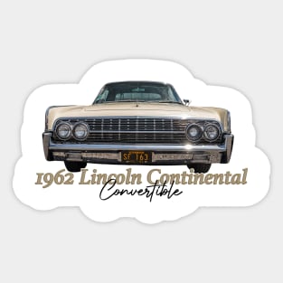 1962 Lincoln Continental Convertible Sticker